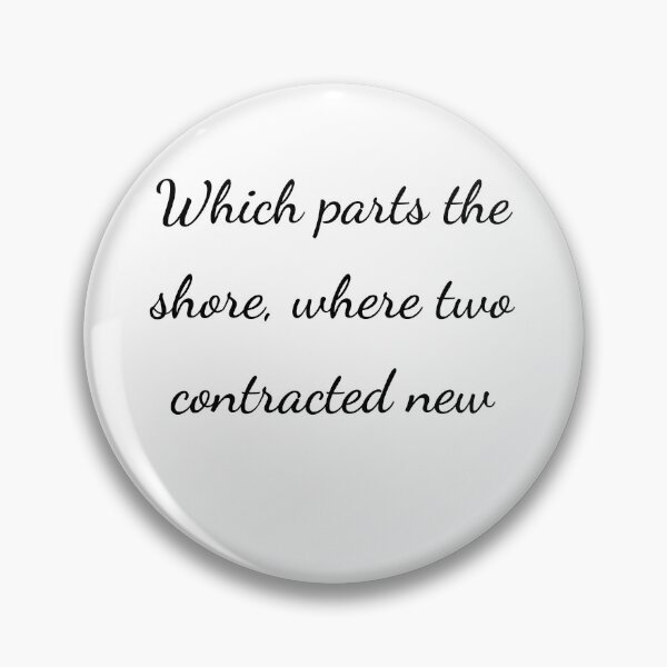 Item preview, “Which parts the shore, where two contracted new” - handwriting black designed and sold by ariksworld.