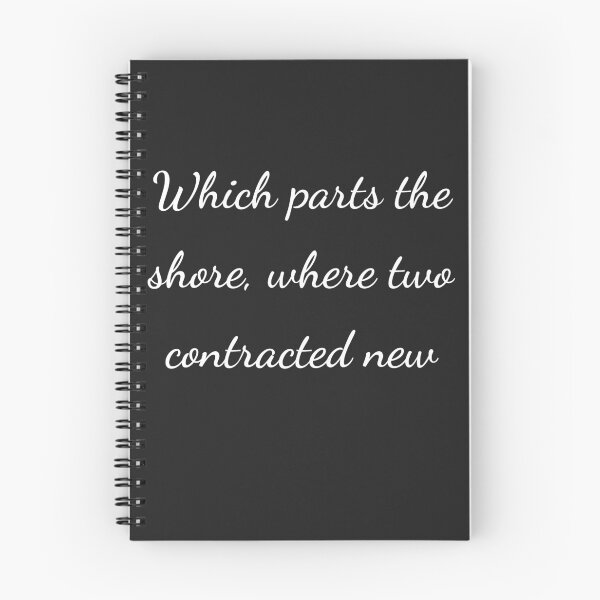 Item preview, “Which parts the shore, where two contracted new” - handwriting white designed and sold by ariksworld.