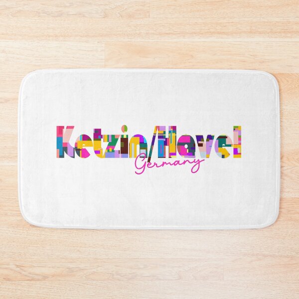Item preview, Ketzin/Havel, Germany, Vibrant Abstract City Typography Art designed and sold by Wanderful-roads.