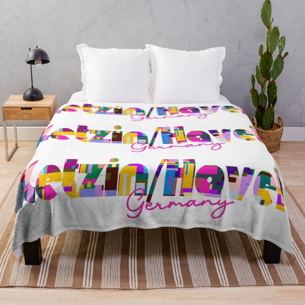 Item preview, Ketzin/Havel, Germany, Vibrant Abstract City Typography Art designed and sold by Wanderful-roads.
