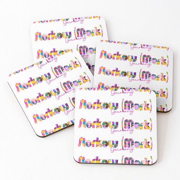 Item preview, Storkow (Mark), Germany, Vibrant Abstract City Typography Art designed and sold by Wanderful-roads.