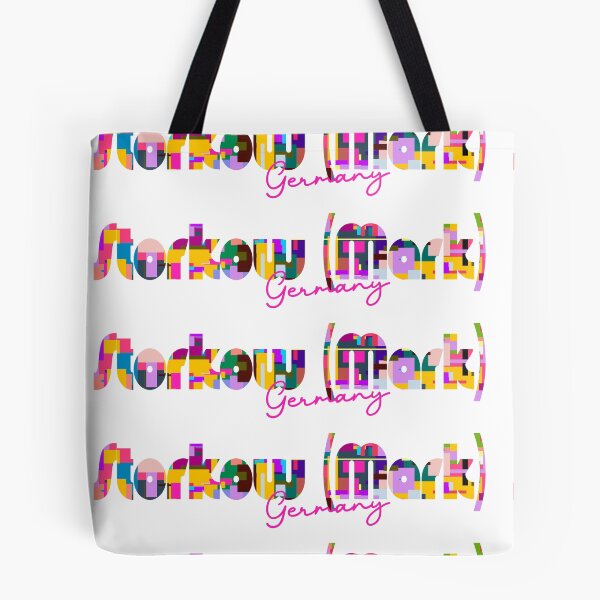 Item preview, Storkow (Mark), Germany, Vibrant Abstract City Typography Art designed and sold by Wanderful-roads.