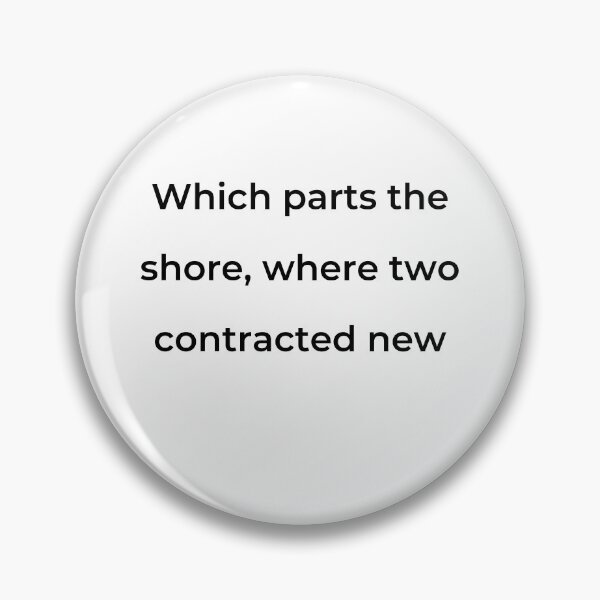 Item preview, “Which parts the shore, where two contracted new” - print black designed and sold by ariksworld.