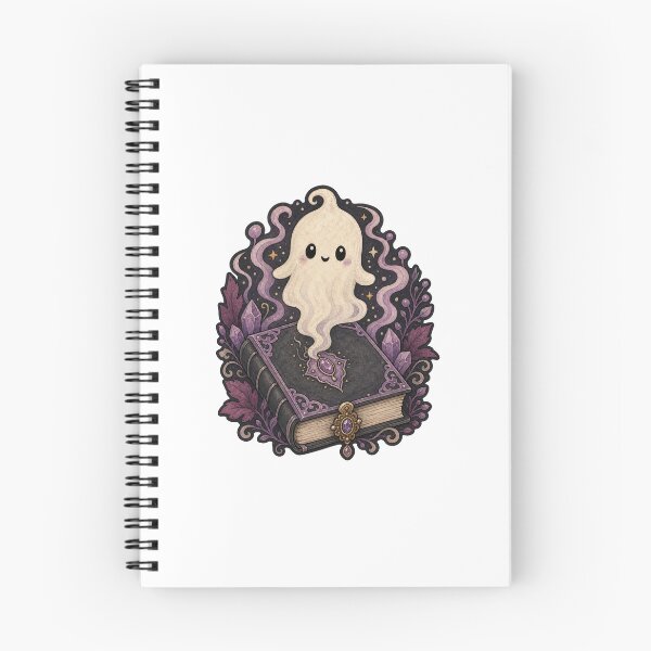 Item preview, Friendly Ghost Emerging from Spellbook designed and sold by The-Art-of-D.