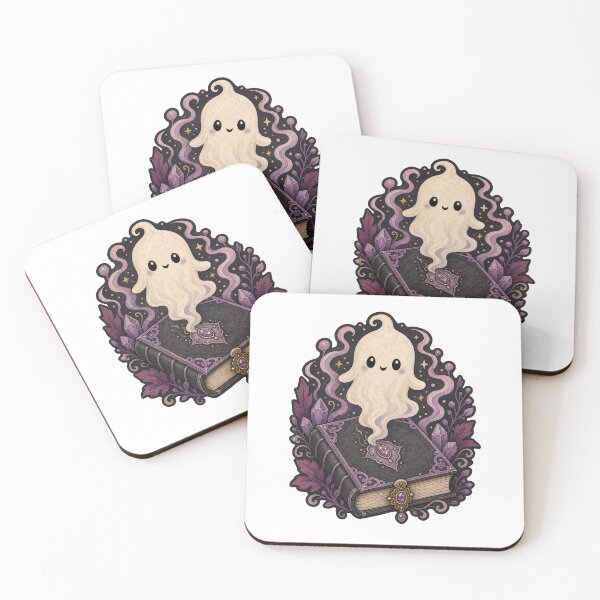 Item preview, Friendly Ghost Emerging from Spellbook designed and sold by The-Art-of-D.