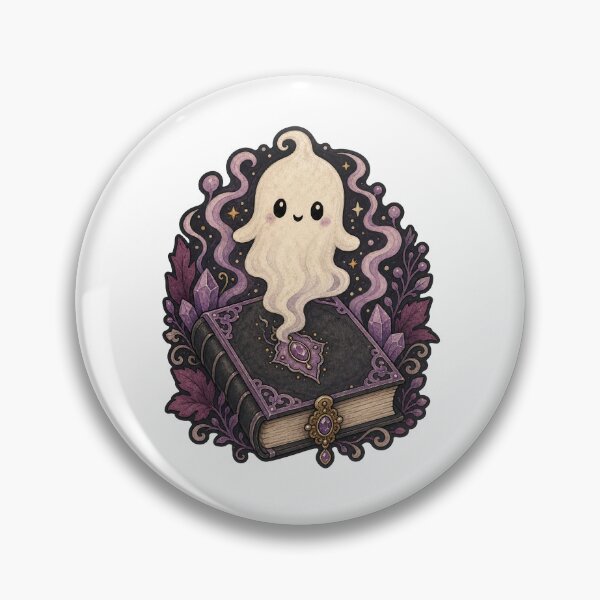 Item preview, Friendly Ghost Emerging from Spellbook designed and sold by The-Art-of-D.
