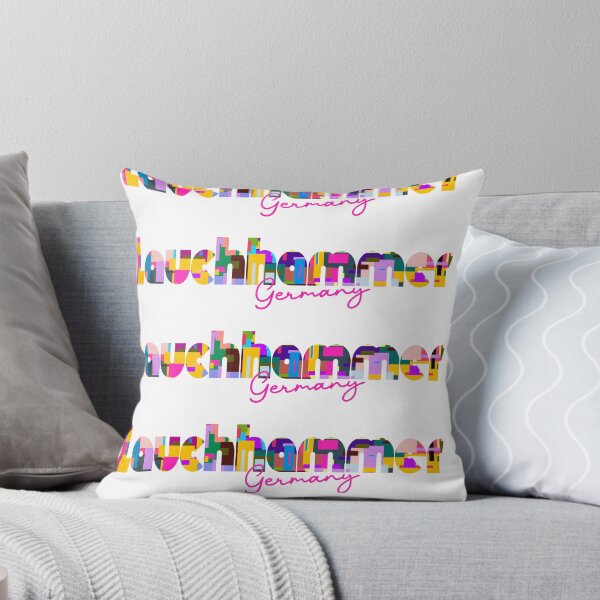 Item preview, Lauchhammer, Germany, Vibrant Abstract City Typography Art designed and sold by Wanderful-roads.