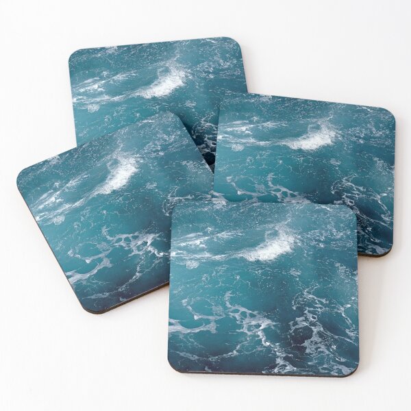 Item preview, ocean blue water waves designed and sold by Mypixieart.