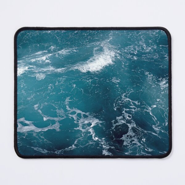 Item preview, ocean blue water waves designed and sold by Mypixieart.