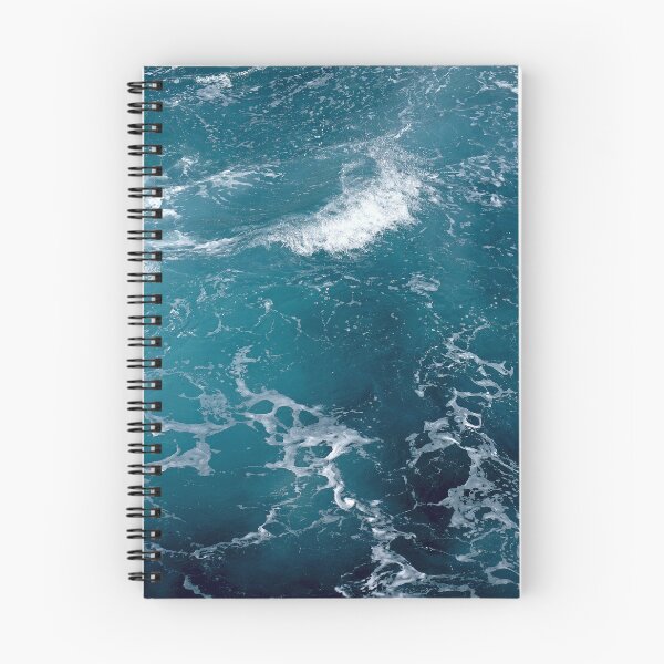 Item preview, ocean blue water waves designed and sold by Mypixieart.