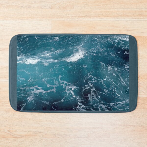 Item preview, ocean blue water waves designed and sold by Mypixieart.