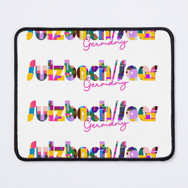 Item preview, Sulzbach/Saar, Germany, Vibrant Abstract City Typography Art designed and sold by Wanderful-roads.