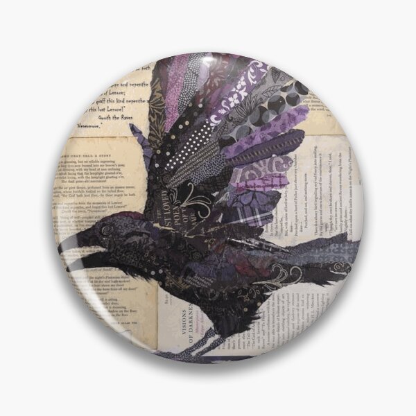 Item preview, Edgar Allan Poe Raven Literary Collage designed and sold by TadeoNivar.