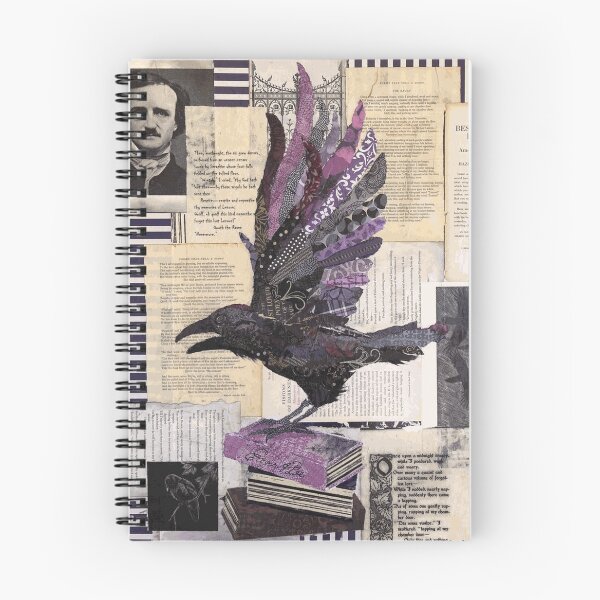 Item preview, Edgar Allan Poe Raven Literary Collage designed and sold by TadeoNivar.