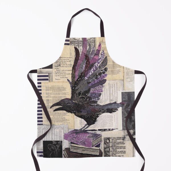 Item preview, Edgar Allan Poe Raven Literary Collage designed and sold by TadeoNivar.