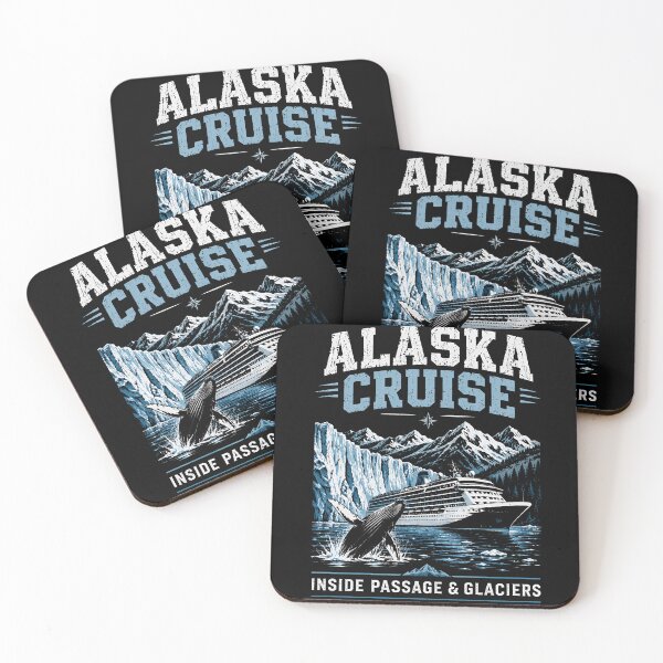 Item preview, Vintage Alaska Cruise Glacier Whale designed and sold by Imaginationbeyond.