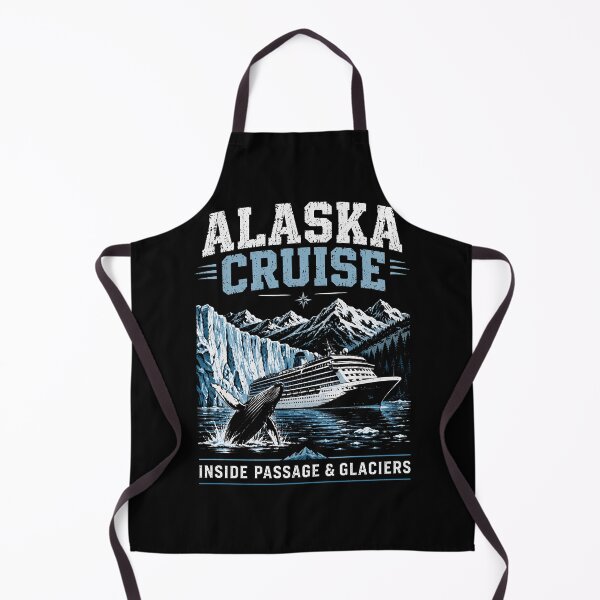 Item preview, Vintage Alaska Cruise Glacier Whale designed and sold by Imaginationbeyond.