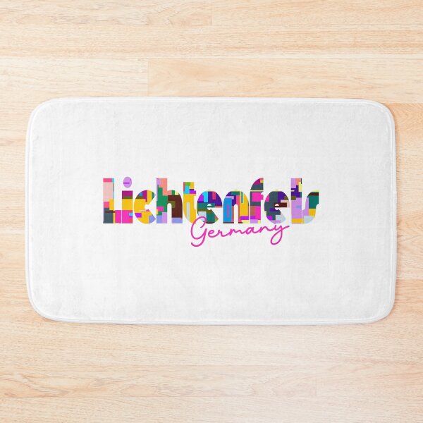 Item preview, Lichtenfels, Germany, Vibrant Abstract City Typography Art designed and sold by Wanderful-roads.