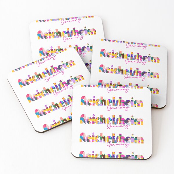 Item preview, Reichelsheim, Germany, Vibrant Abstract City Typography Art designed and sold by Wanderful-roads.