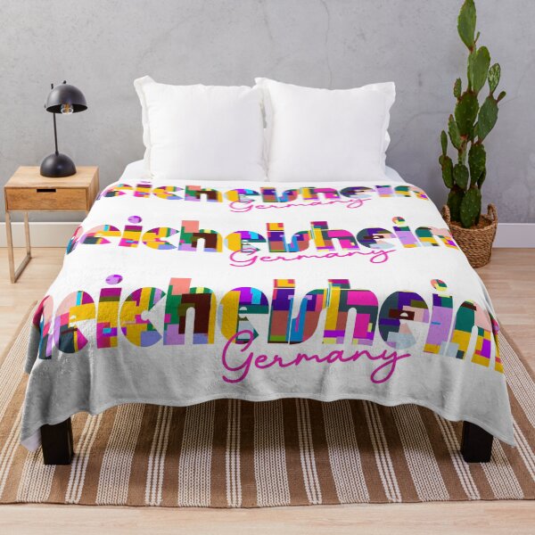 Item preview, Reichelsheim, Germany, Vibrant Abstract City Typography Art designed and sold by Wanderful-roads.
