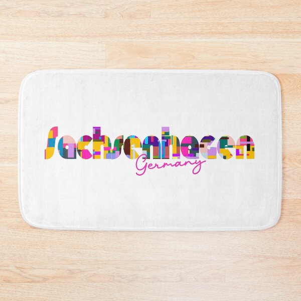 Item preview, Sachsenhagen, Germany, Vibrant Abstract City Typography Art designed and sold by Wanderful-roads.
