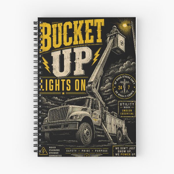 Item preview, Industrial Lineman Streetwear - Bucket Up Lights On designed and sold by RoyalOrderGallery.