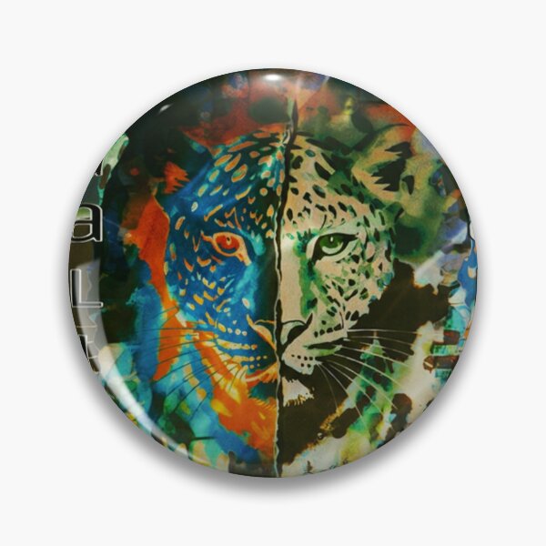 Item preview, Colorful Leopard | Duality Wild Cat Art designed and sold by bewitchedcuties.