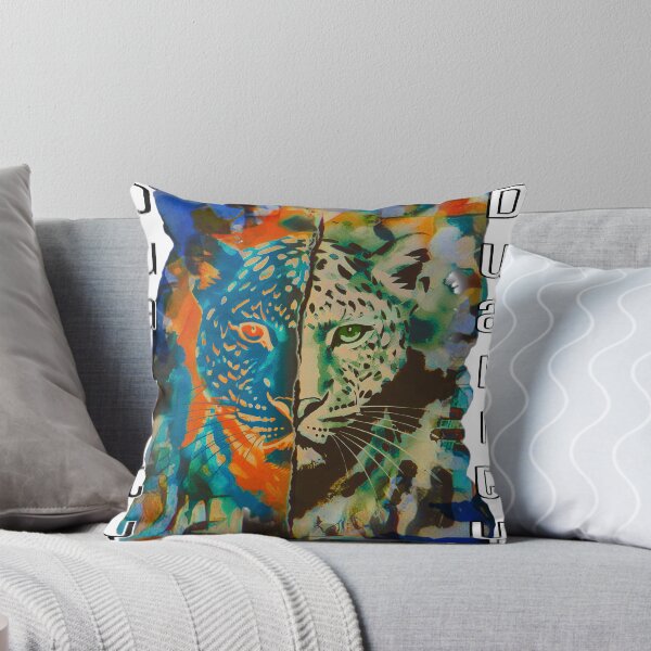 Item preview, Colorful Leopard | Duality Wild Cat Art designed and sold by bewitchedcuties.