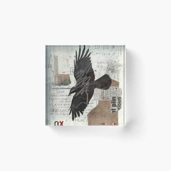 Item preview, Flying Raven Dark Academia Math Collage designed and sold by TadeoNivar.