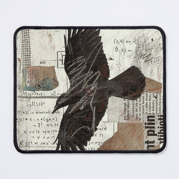Item preview, Flying Raven Dark Academia Math Collage designed and sold by TadeoNivar.