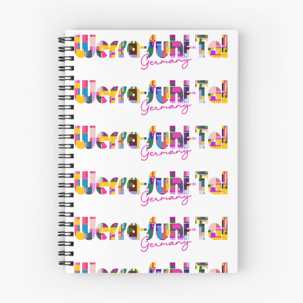 Item preview, Werra-Suhl-Tal, Germany, Vibrant Abstract City Typography Art designed and sold by Wanderful-roads.