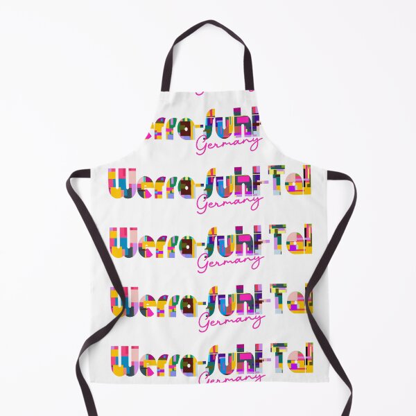 Item preview, Werra-Suhl-Tal, Germany, Vibrant Abstract City Typography Art designed and sold by Wanderful-roads.