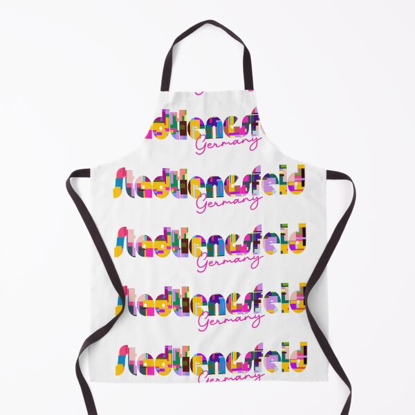 Item preview, Stadtlengsfeld, Germany, Vibrant Abstract City Typography Art designed and sold by Wanderful-roads.