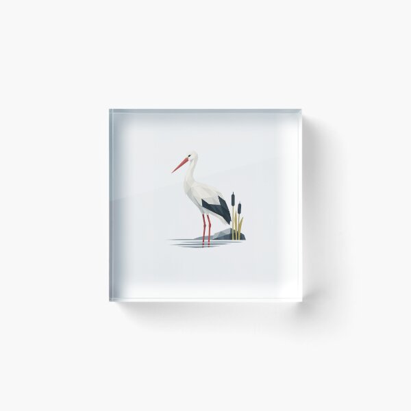 Item preview, Silent White Stork designed and sold by Norvian.