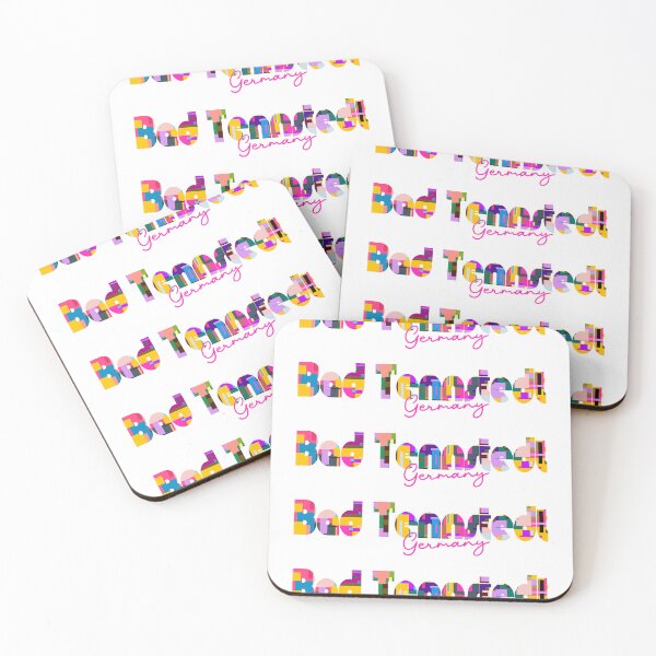 Item preview, Bad Tennstedt, Germany, Vibrant Abstract City Typography Art designed and sold by Wanderful-roads.
