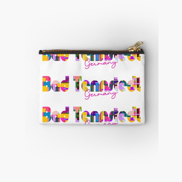 Item preview, Bad Tennstedt, Germany, Vibrant Abstract City Typography Art designed and sold by Wanderful-roads.