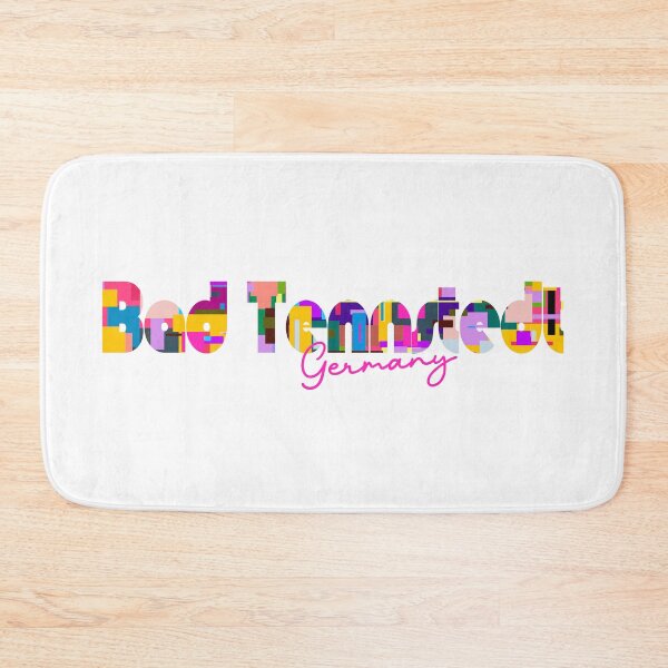 Item preview, Bad Tennstedt, Germany, Vibrant Abstract City Typography Art designed and sold by Wanderful-roads.