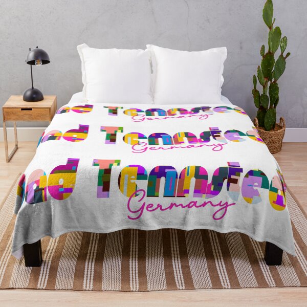 Item preview, Bad Tennstedt, Germany, Vibrant Abstract City Typography Art designed and sold by Wanderful-roads.