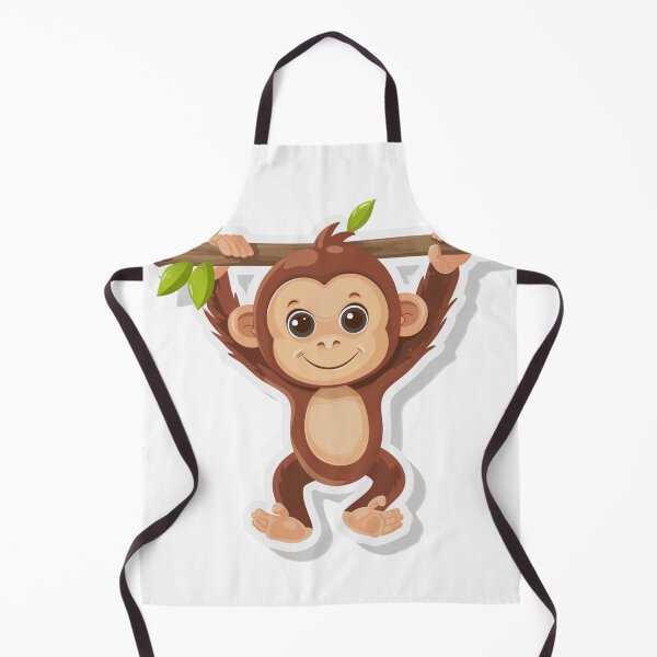 Item preview, Cute Baby Orangutan Kawaii Sticker - Animal Lover Gift designed and sold by VectorForge.