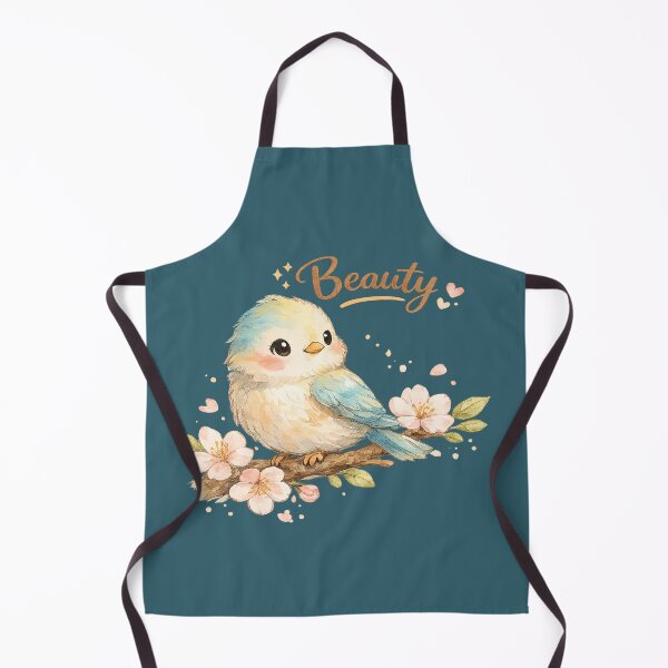Item preview, Beauty – Watercolor Bird on Branch Cartoon Sticker designed and sold by PearlPathFinds.