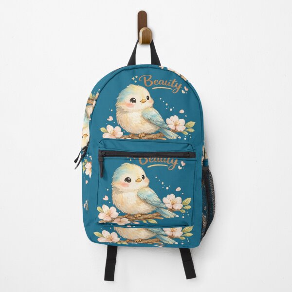 Item preview, Beauty – Watercolor Bird on Branch Cartoon Sticker designed and sold by PearlPathFinds.