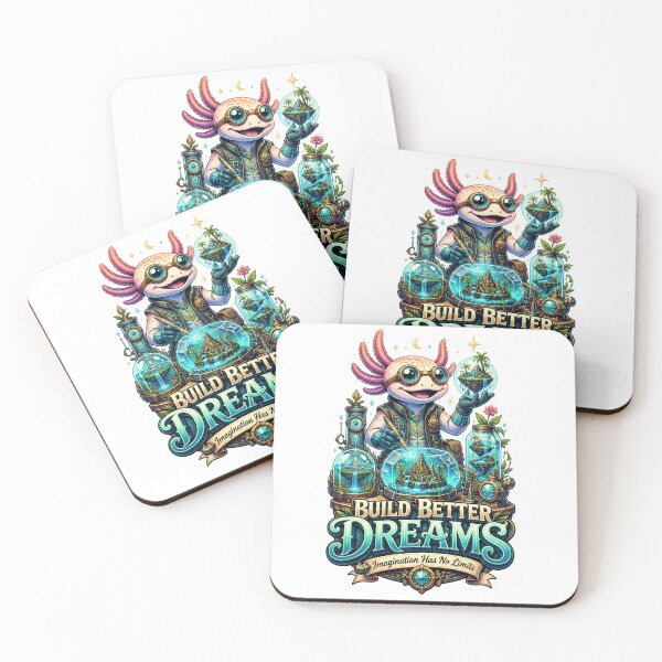 Item preview, Build Better Dreams Axolotl designed and sold by Sovereign Supply Co..