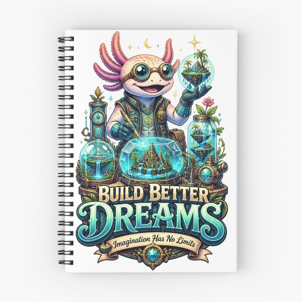 Item preview, Build Better Dreams Axolotl designed and sold by Sovereign Supply Co..