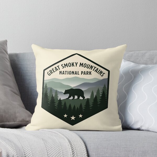 Item preview, Great Smoky Mountains National Park Bear Badge designed and sold by Imaginationbeyond.