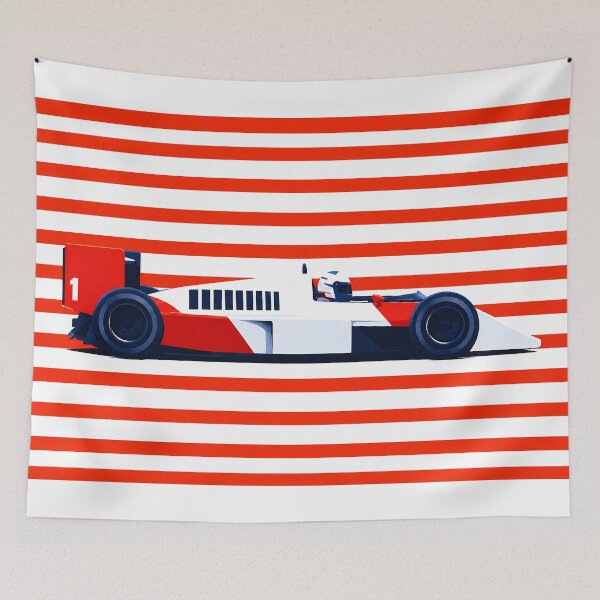 Item preview, Alain Prost 1987 MP4/3 F1 Car designed and sold by PitWallArt.