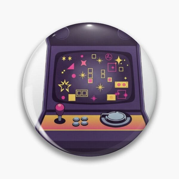 Item preview, 80s Neon Retro Arcade Cabinet: Classic Synthwave Gamer Art designed and sold by Dzblack.