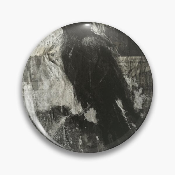 Item preview, Moody Abstract Crow Newspaper Collage designed and sold by TadeoNivar.