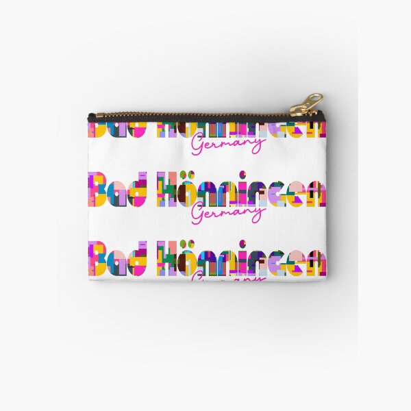 Item preview, Bad Hönningen, Germany, Vibrant Abstract City Typography Art designed and sold by Wanderful-roads.