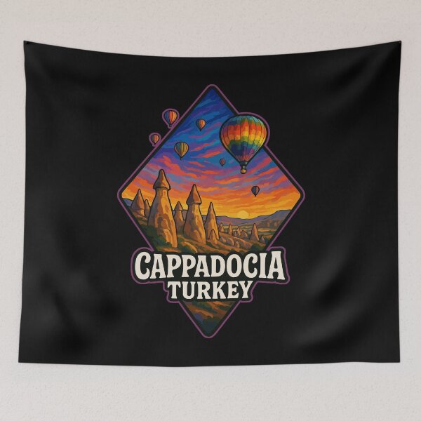 Item preview, Cappadocia Turkey Anatolia TrippyTravel designed and sold by TomFrontierArt.