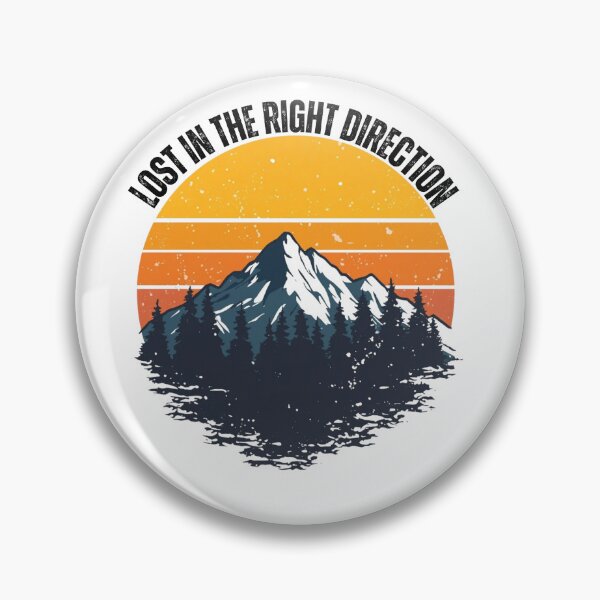 Item preview,  Lost In The Right Direction - Vintage Mountain Sunset Shirt designed and sold by NeuralAuraArts.